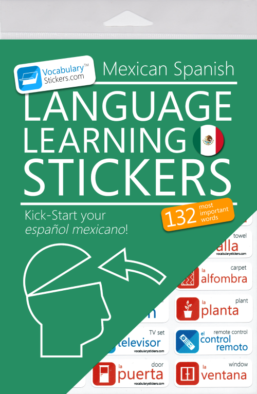 Mexikanisch Spanisch Sprache lernen Aufkleber