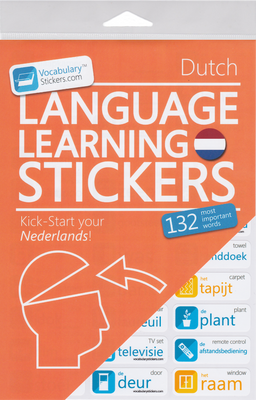 Aufkleber zum Lernen der niederländischen Sprache
